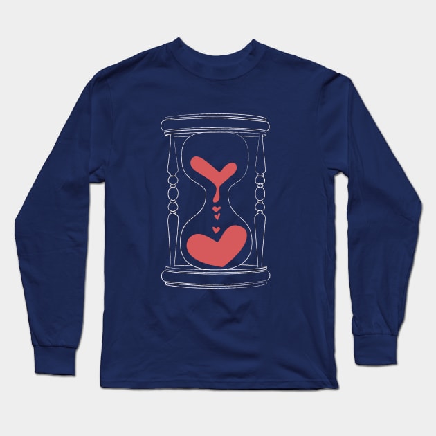 Forever Love Hourglass Long Sleeve T-Shirt by lauran